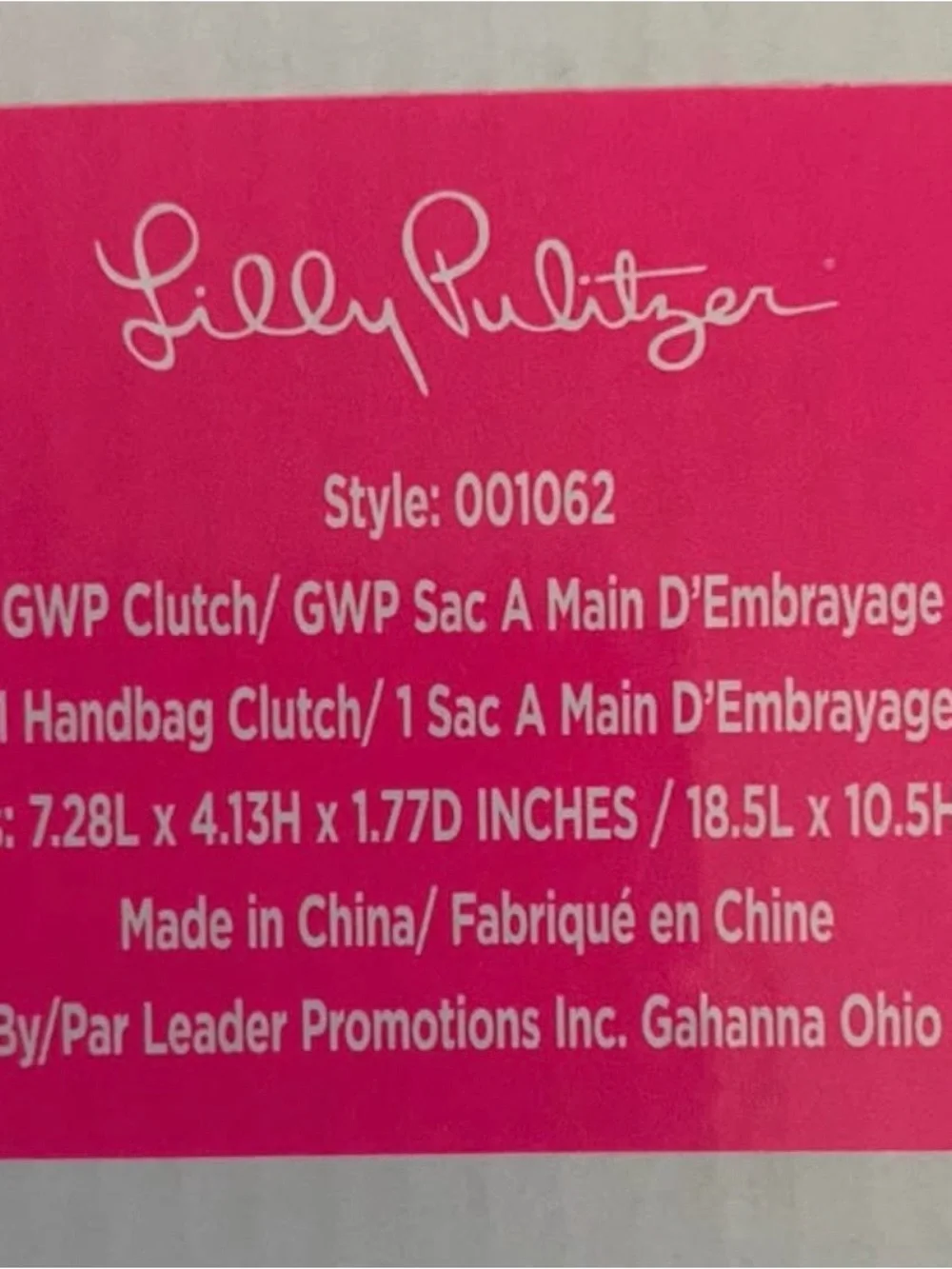 BNWT Lilly Pulitzer Hardshell Clutch In Limeade It's A Spring Thing...
